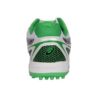 ASICS-Men's Gel Gully-5 White, Black and Green Cricket Shoes - 11 UK