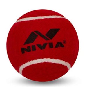 Nivia Heavy Weight Cricket Tennis Ball_front