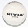 Nivia Heavy Weight Rubber Cricket Tennis Ball_white