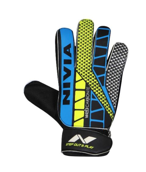 Nivia Web 898 Latex Goalkeeper Gloves (Multicolour)