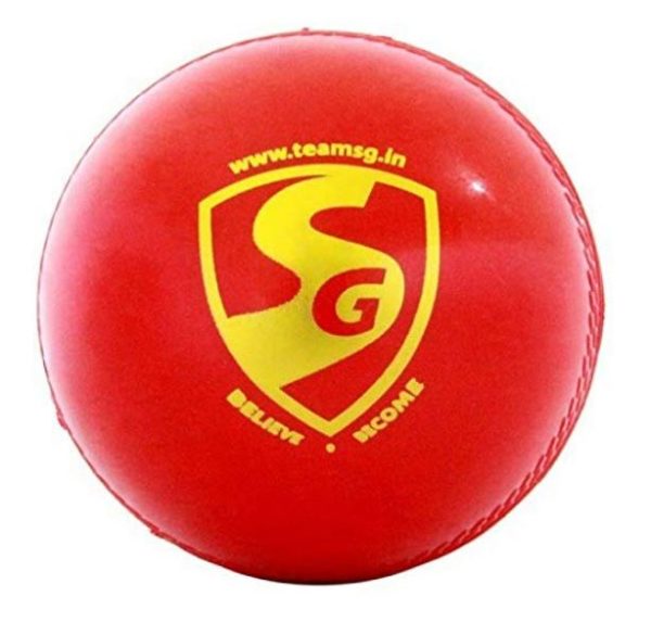 SG 'Everlast' Synthetic Cricket Leather Ball - Pack of 5