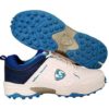 SG Latest Superior Cricket Shoes with Rubber Spikes for Men (White_Aqua)