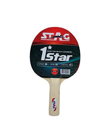 Stag 1 Star Table Tennis Racquet_FRONT