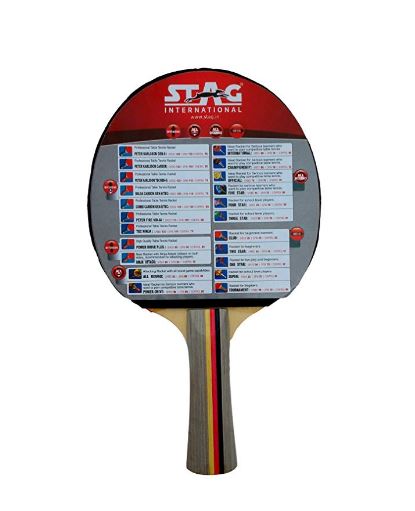Stag 4 Star Table Tennis Racquet (Multicolor)_BACK