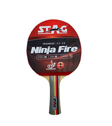 Stag Ninja Fire Table Tennis Racquet_FRONT