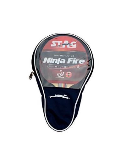 Stag Ninja Fire Table Tennis Racquet_WITH COVER