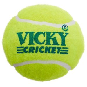 Vicky Tennis Cricket Ball, Pack of 6 (Yellow)