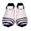 Vijayanti OC28 White Cricket Full Spikes Shoes