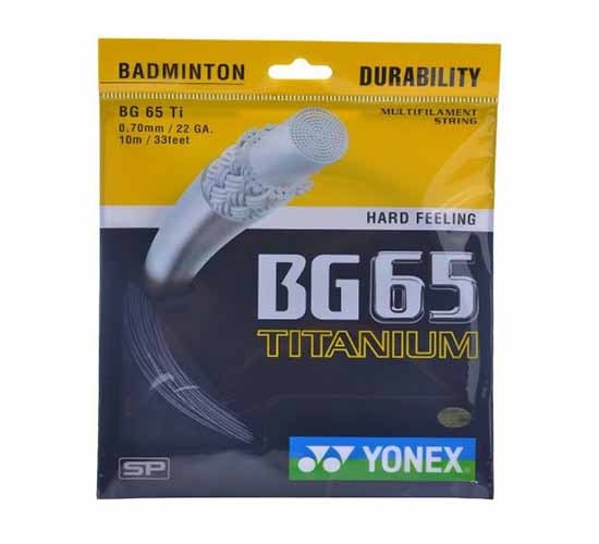 YONEX Badminton String- BG 65 (Multicolour)