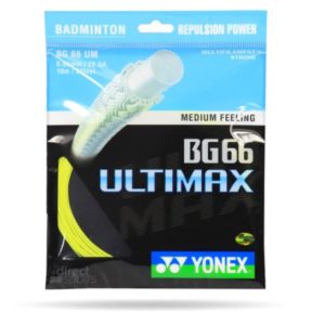 Yonex BG 66 Ultimax Nylon Badminton String, Senior (Yellow)