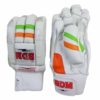 BDM Dasher Batting Gloves White Orange and Lime