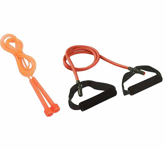 Cosco Exercise Combo of Heavy Toning Tube & Speedy - Orange Jump Rope