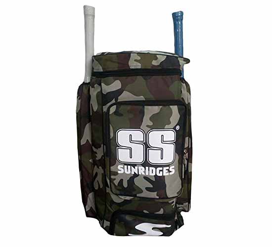 SS Cricket Kit Bag Camo Duffle_GREEN1