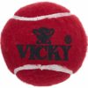 Vicky Cricket Tennis Ball - Heavy, Maroon1