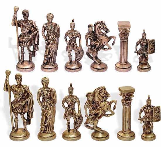 WillCraft Metal Brass Chess Set 2