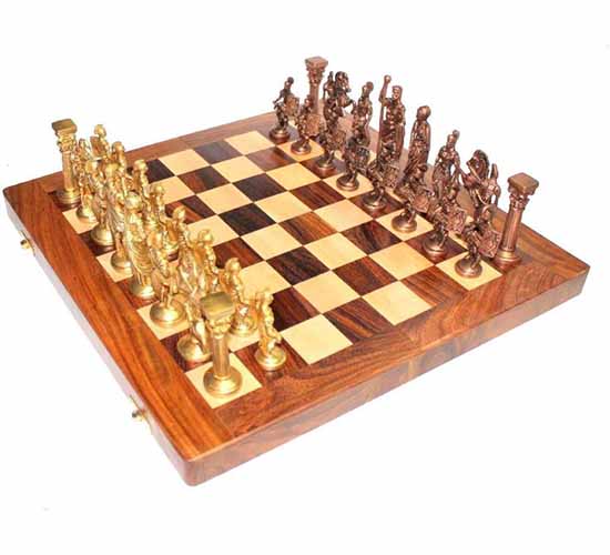 WillCraft Metal Brass Chess Set