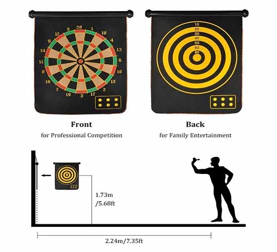 Willcraft Portable Magnetic Dart Game2