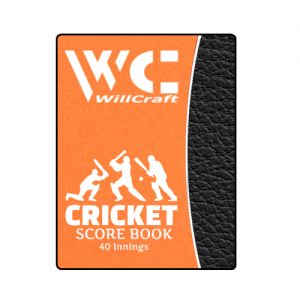 WillCraft Cricket Score Book 40 Innings