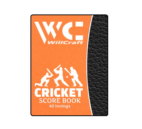WillCraft Cricket Score Book 40 Innings