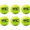 WillCraft Cricket Tennis Ball_Yellow_Pack of 6