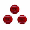 WillCraft cricket Tennis ball Red_pack of 3