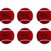 WillCraft cricket Tennis ball Red_pack of 6