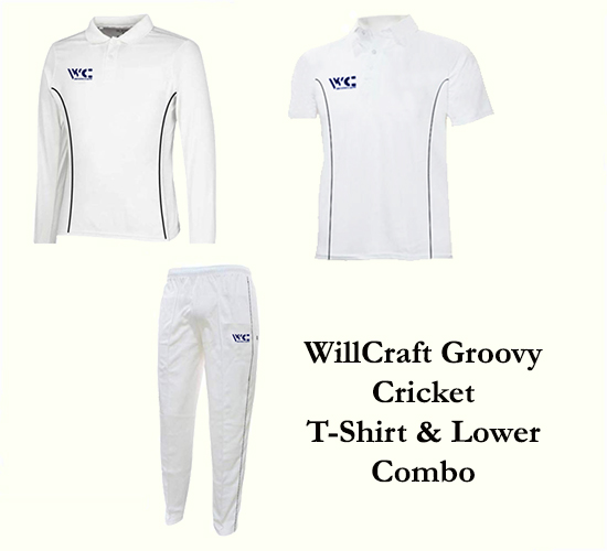 WillCraft Groovy Cricket T-Shirt & Lower Combo