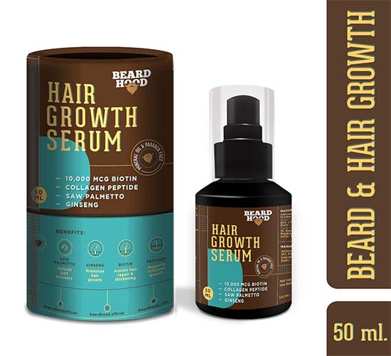 Beardhood Beard and Hair Growth Serum