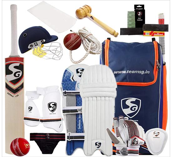 SG English Willow Cricket Kit  Complete Premium Kit for Professionals -  Big Value Shop