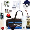 SM English willow cricket kit
