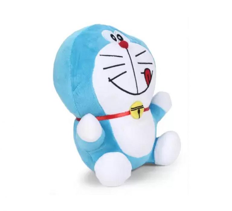 Doreamon Plush Smiling With Tongue Out Toy | Age Group 9+ Months - Big ...