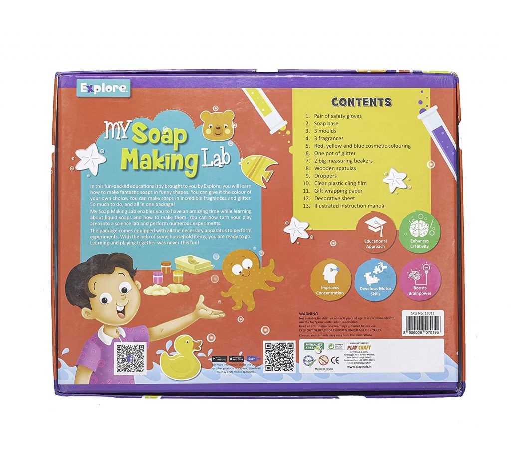 Explore My Soap Making Lab Stem Learning While Playing Age Group 6