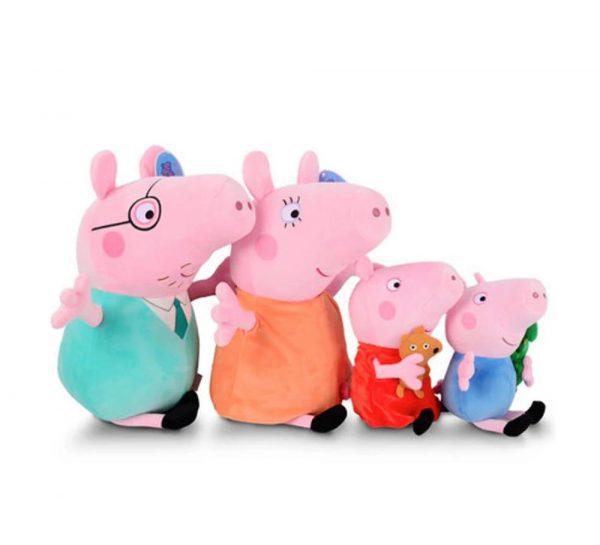 Peppa pig sales plush family