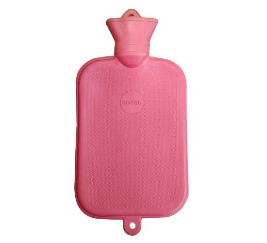 Royal Rubber Hot Water Bottle | Hot Water Bag | High Quality | Non Electric  | Assorted Colours | 1.5 litre