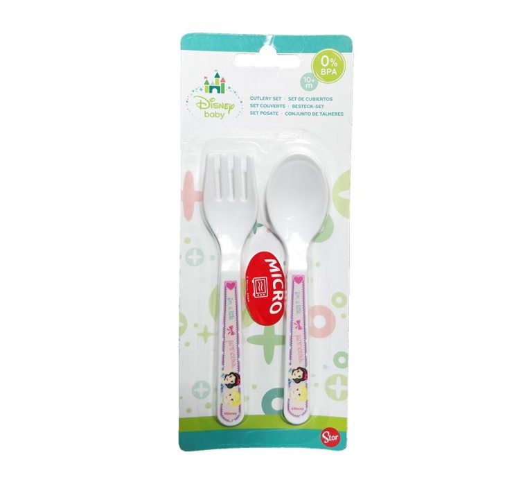 Stor PP Cutlery Baby Set Little Princess 2Pcs Cutlery Baby Set 0