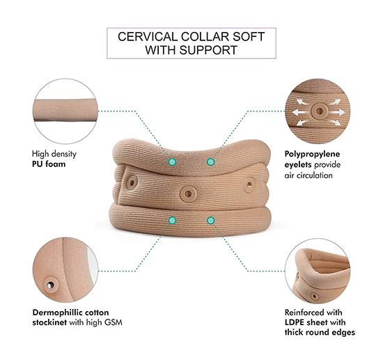Tynor Cervical Collar Soft with Support 4