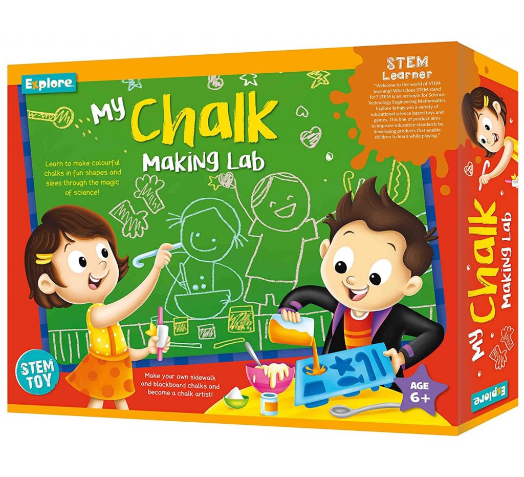 Explore My Chalk Making Lab Stem Learning While Playing Age Group 6
