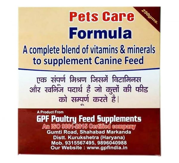 GPF Pets Care Formula_cover