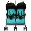 R for Rabbit Ginny & Johnny Twin Stroller_BlueBlack 1