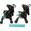 R for Rabbit Ginny & Johnny Twin Stroller_BlueBlack 2