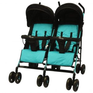 R for Rabbit Ginny & Johnny Twin Stroller_BlueBlack cover