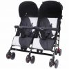 R for Rabbit Ginny & Johnny Twin Stroller_GreyBlack cover