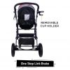 R for Rabbit Hokey Pokey Lite Baby Stroller & Pram_Red 3