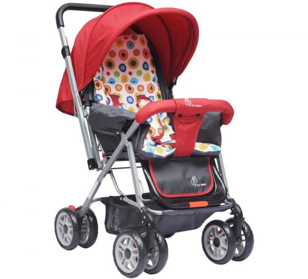 R for Rabbit Lollipop Lite Colorful Stroller & Pram_Red cover