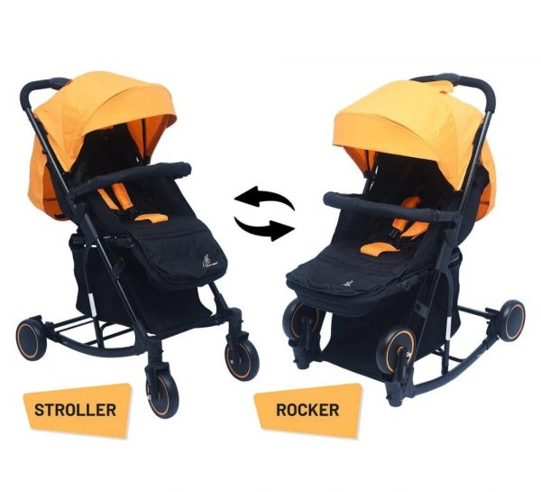 R for Rabbit Rock N Roll Stroller & Pram_Yellow 2