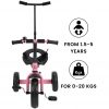 R for Rabbit Tiny Toes Lite Baby Tricycle_Pink 2