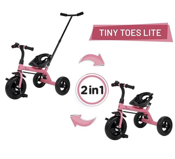 R for Rabbit Tiny Toes Lite Baby Tricycle_Pink 3