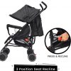 R for Rabbit Twinkle Twinkle Stroller & Pram_GreyBlack 3