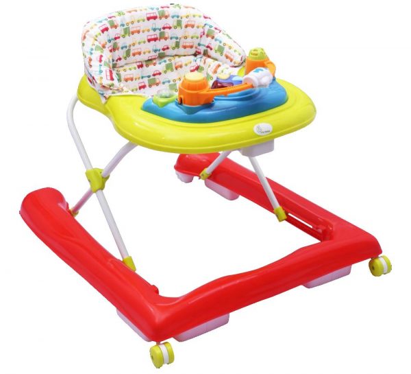R for Rabbit Zig Zag Anti Fall Safe Baby Walker_RedGreen cover