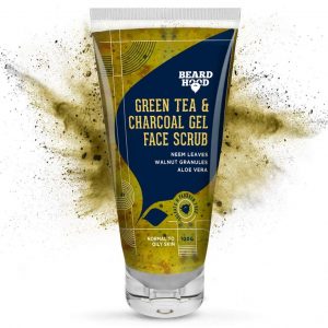 Beardhood Green Tea & Charcoal Gel Face Scrub_cover